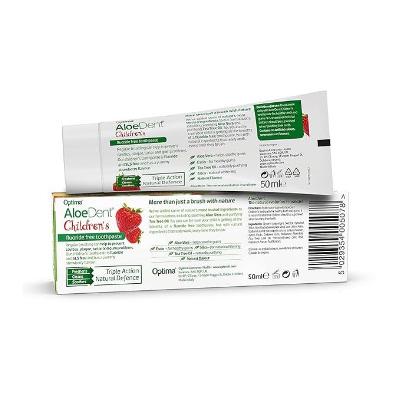 Healthwise Aloe Vera Children's Fluoride Free Toothpaste (1)