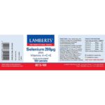 Healthwise Lamberts Selenium Vitamins A+c+e 100s Label