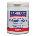 Healthwise Lamberts Thiamin 100mg Capsules 90s