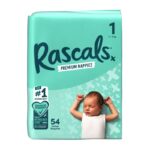 Healthwise rascals premium newborn nappy diapers size 1 (3–5 kgs)