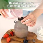 Healthwise Haakaa Happii Bear Silicone Goody Pouch – 260ml (Grey)